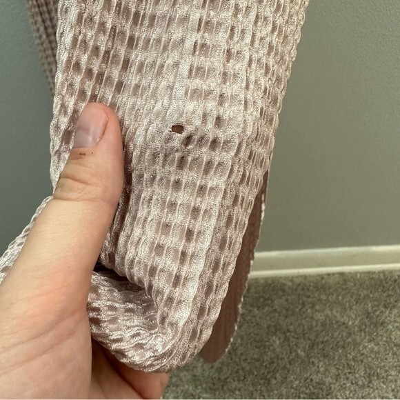 Sabina Musayev Anthropologie Powder Pink Shirin Textured Midi Dress Size Small - Picture 7 of 16